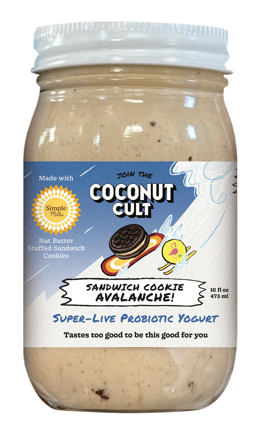 Sandwich Cookie Avalanche - contains nuts-The Coconut Cult