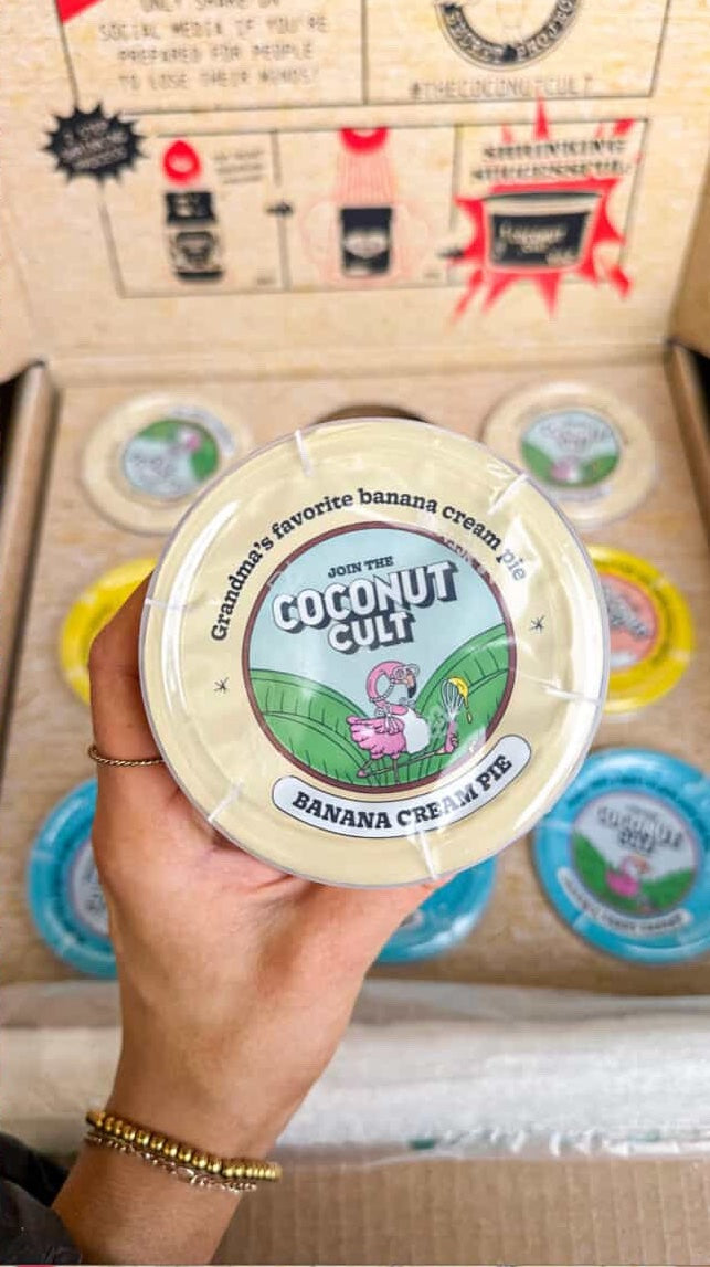 Banana Cream Pie in top secret box