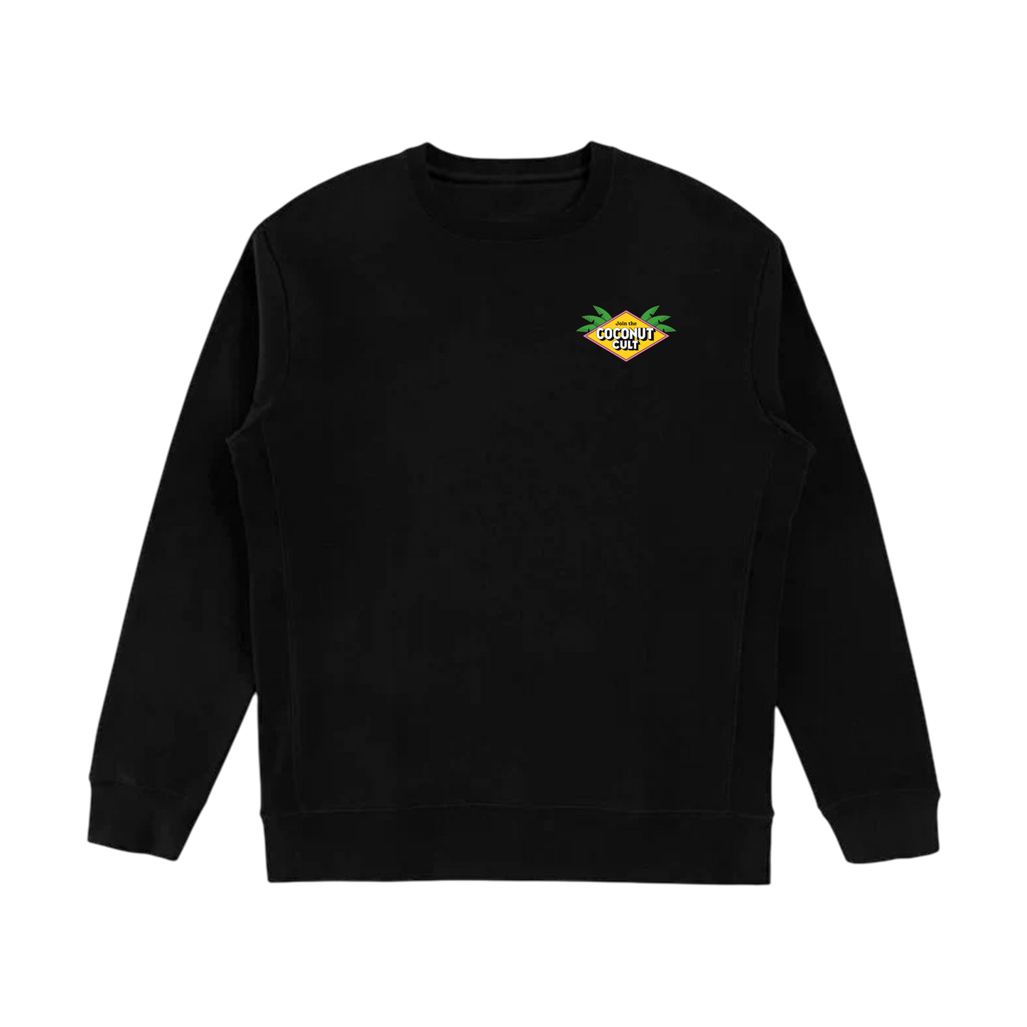 Spooning Club Crewneck (Black)-The Coconut Cult