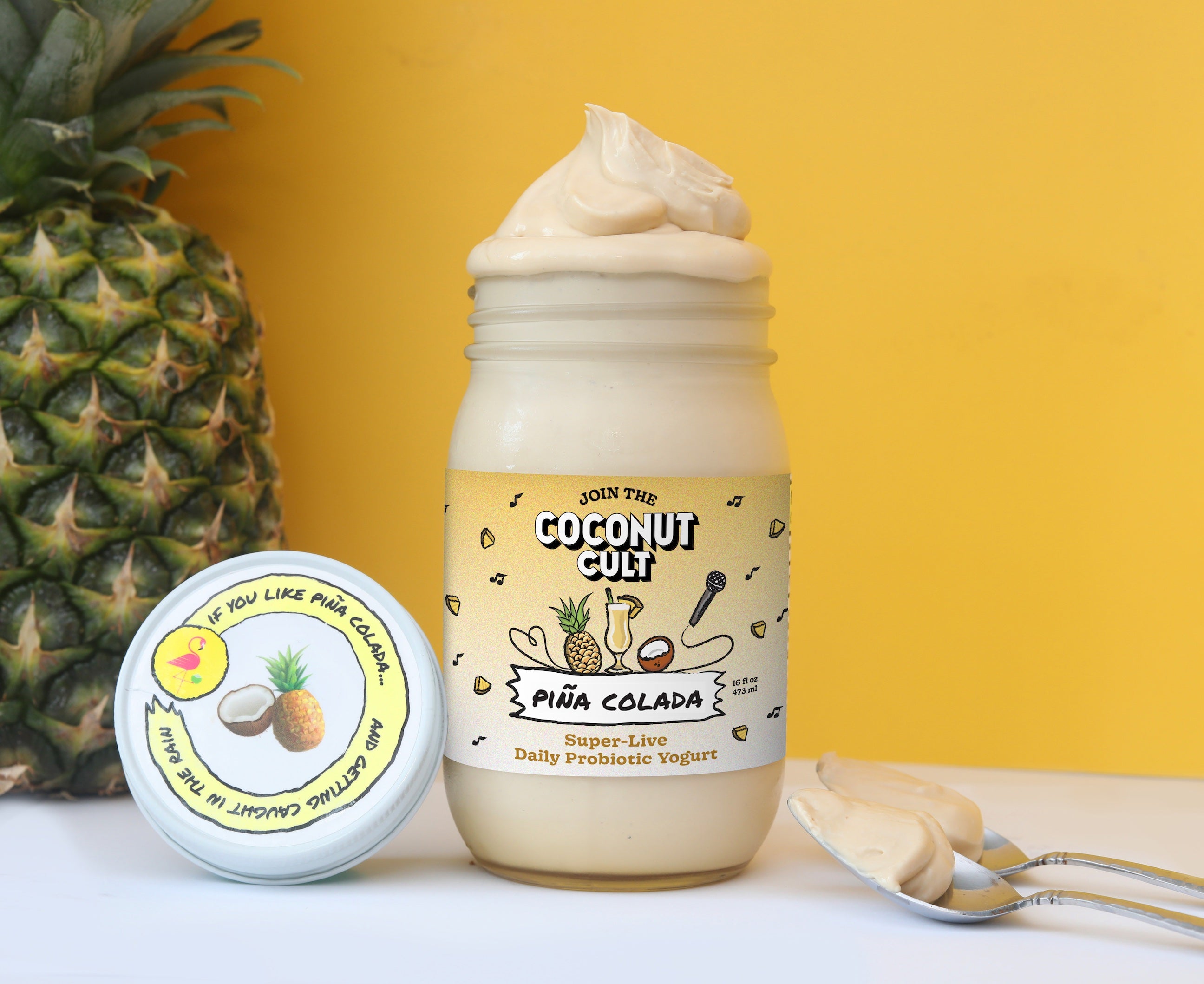 2 pack - Pina Colada Coconut Yogurt – The Coconut Cult