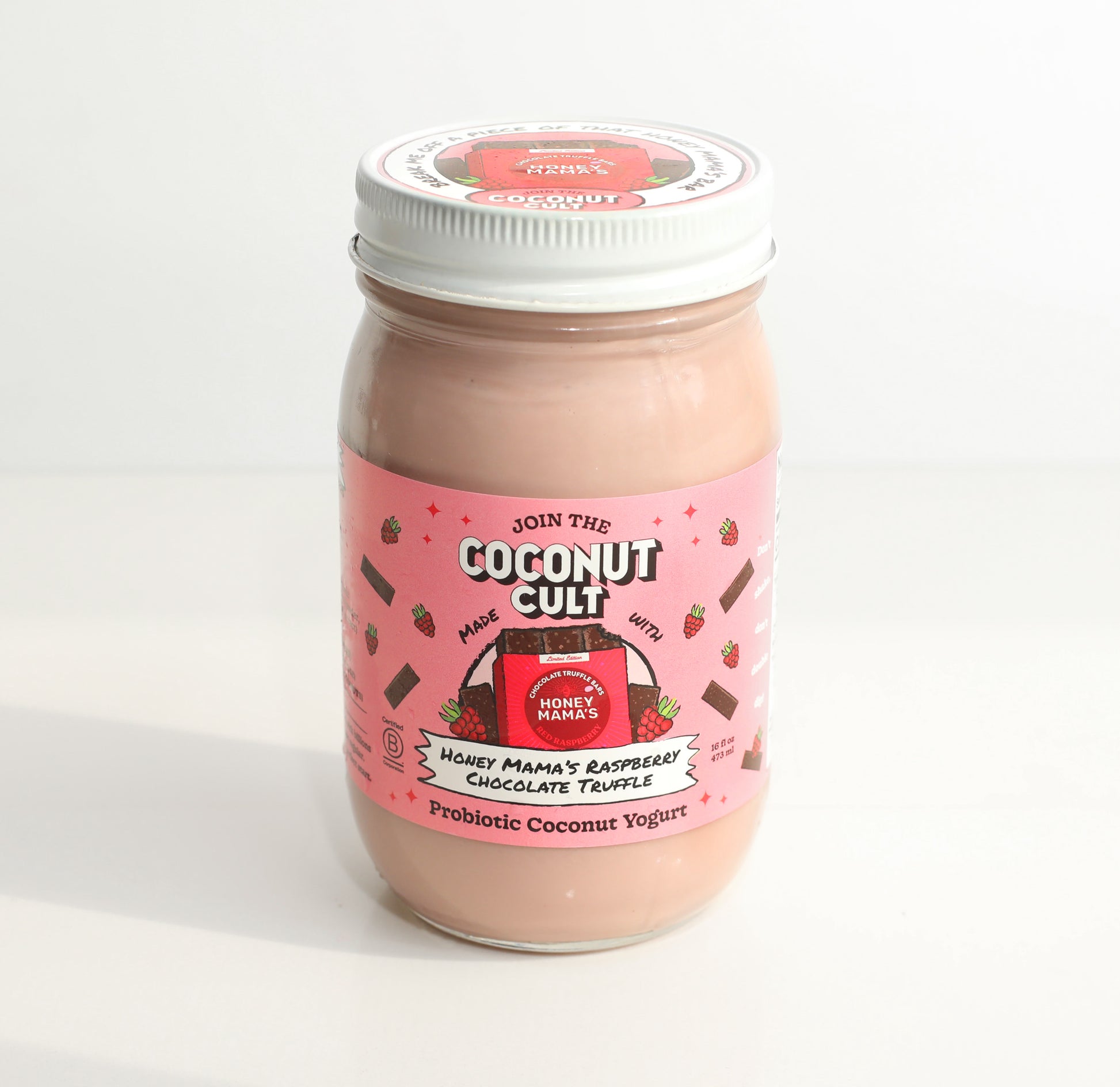 Honey Mama's Raspberry Chocolate Truffle-The Coconut Cult