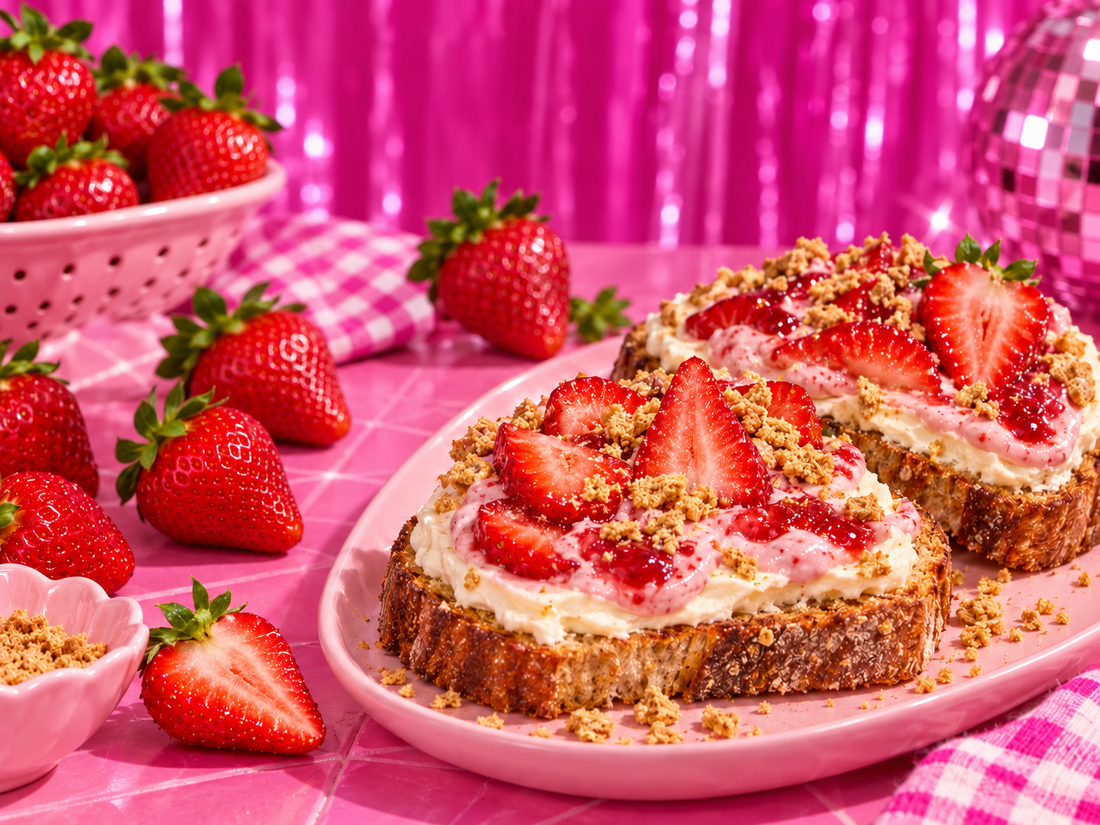 Harvest Strawberry Cheesecake Toast