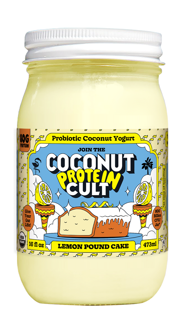 Lemon Pound Cake 16oz Jar-The Coconut Cult