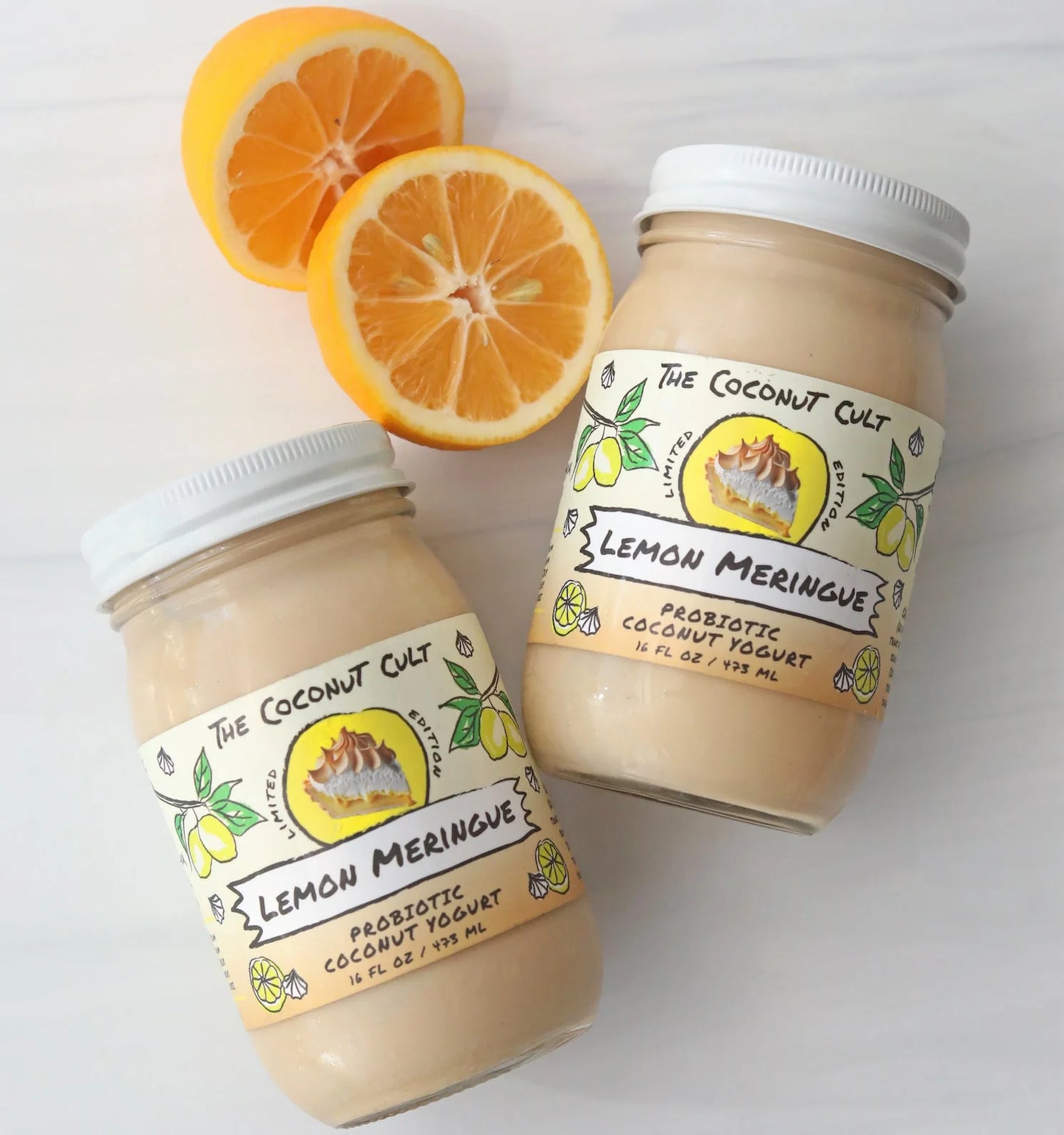 Lemon Meringue 4oz Cup-The Coconut Cult