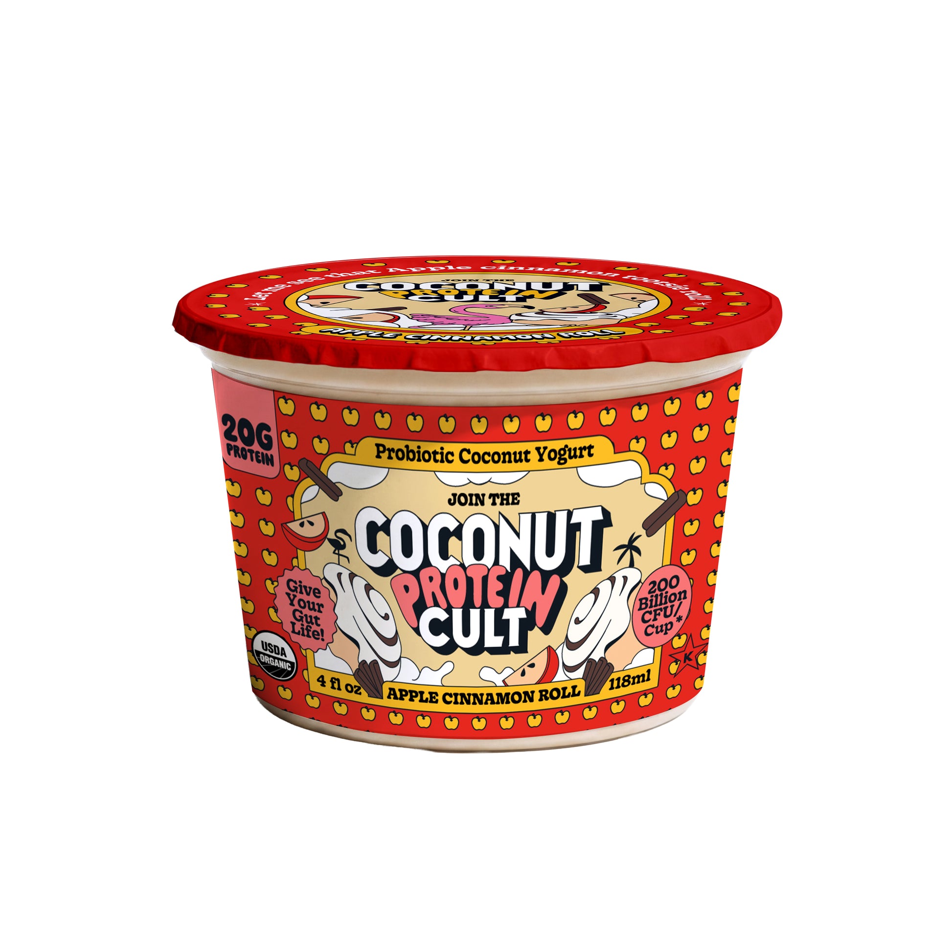 Apple Cinnamon Roll 4oz-The Coconut Cult