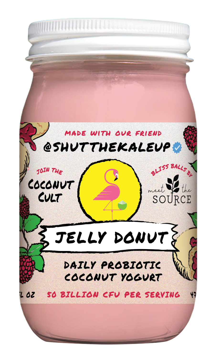 Jelly Donut - contains nuts