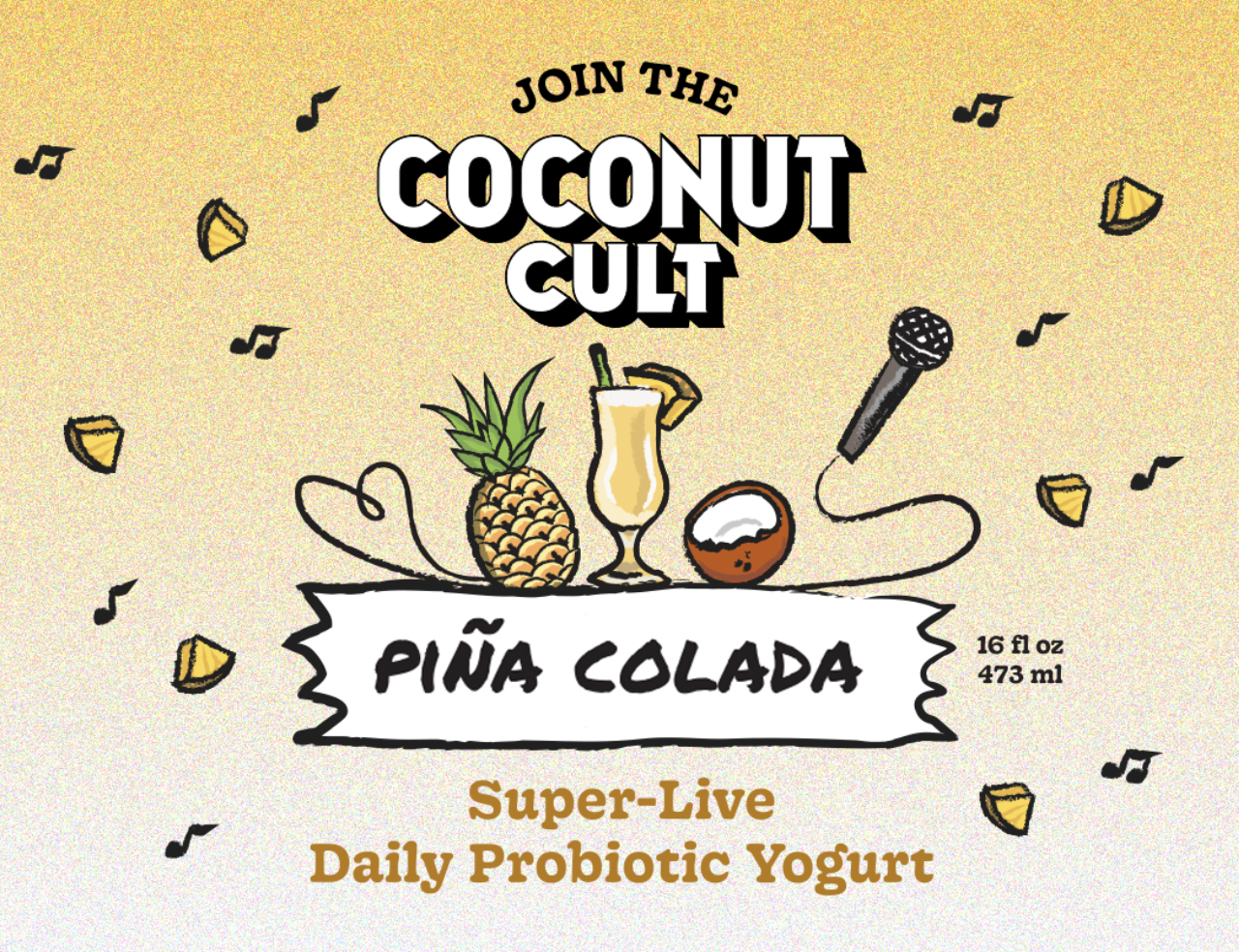 2 pack - Pina Colada Coconut Yogurt